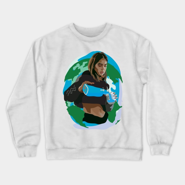 Age of Aquarius Crewneck Sweatshirt by annamckay